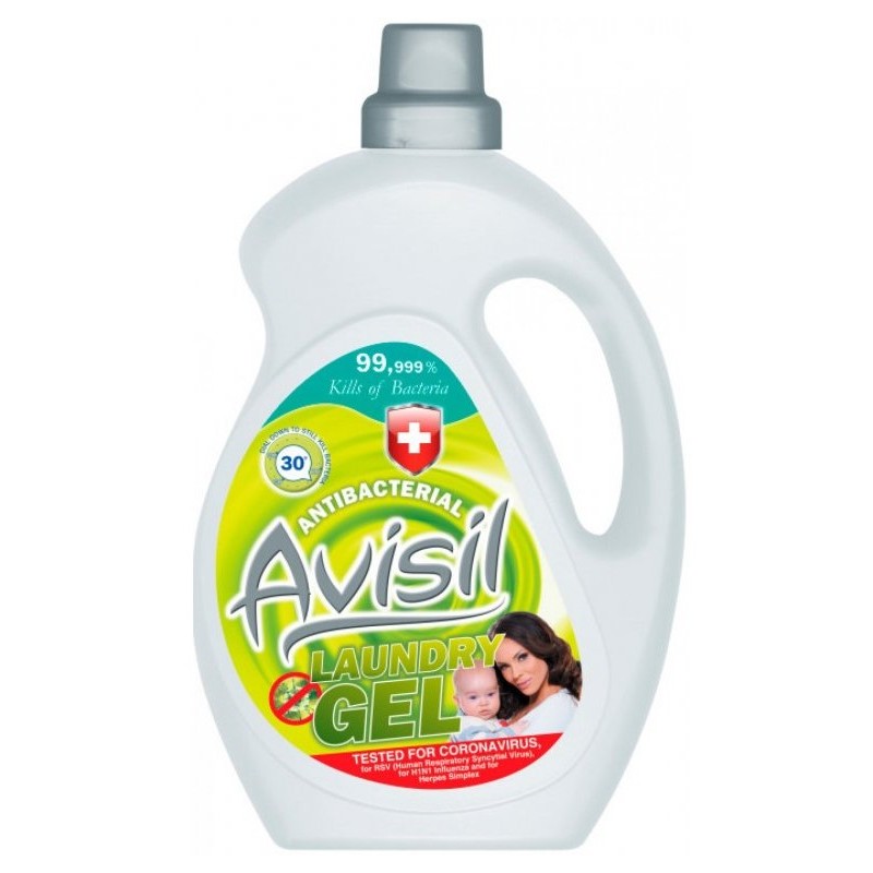 Antibakteriální prací gel Avisil, 1,5 l